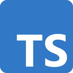 TypeScript technology icon - Frontend and backend development tool